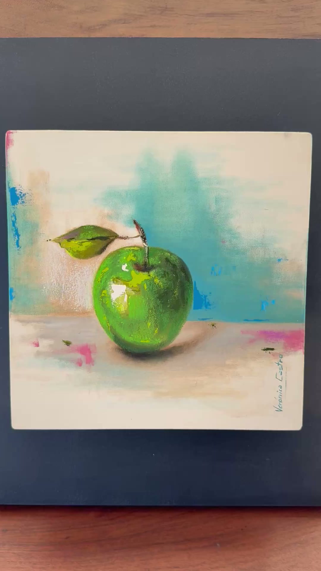 Óleo - Espátula (Manzana)