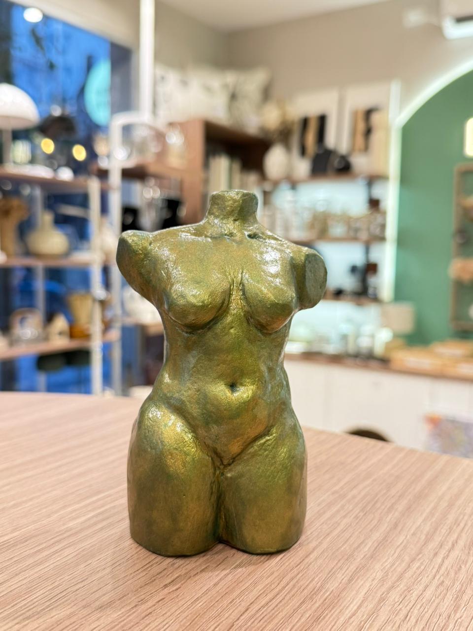 Escultura de Yeso - Verde