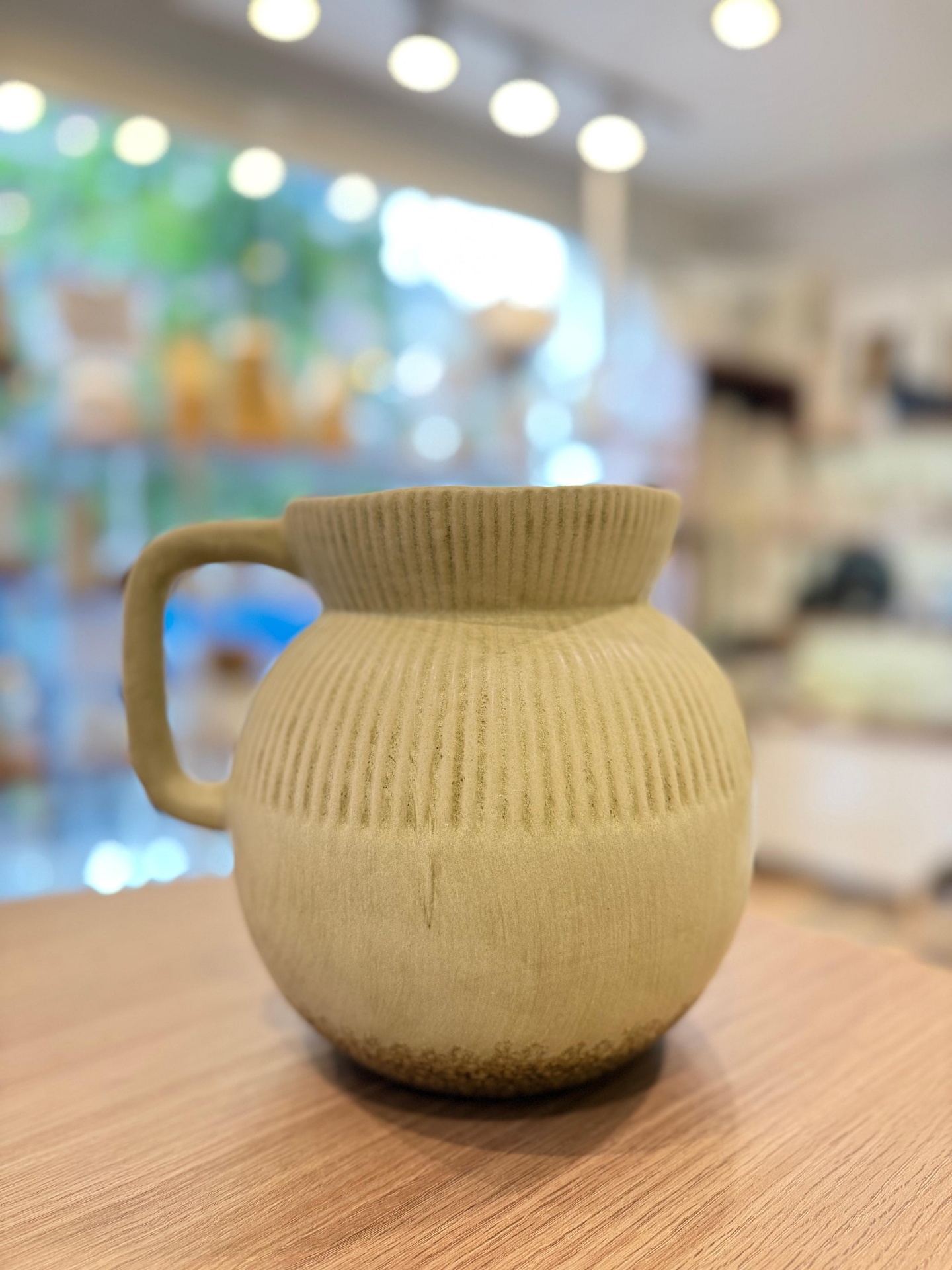 Jarrón Manija de Cerámica 18cm