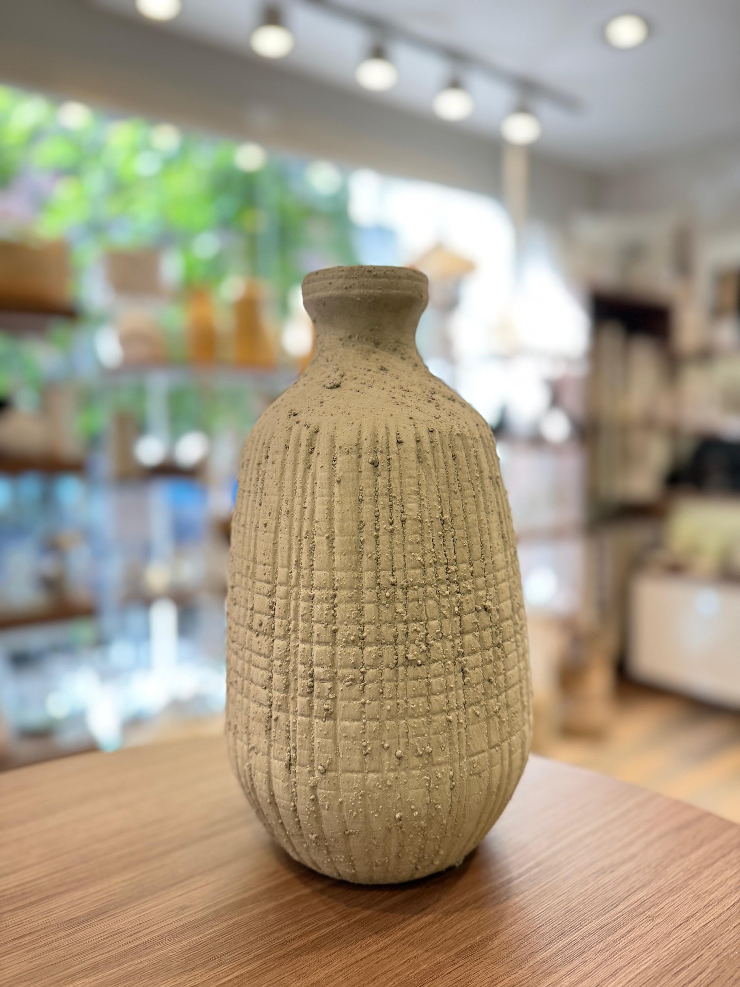 Jarrón Rayas de Cerámica 30cm