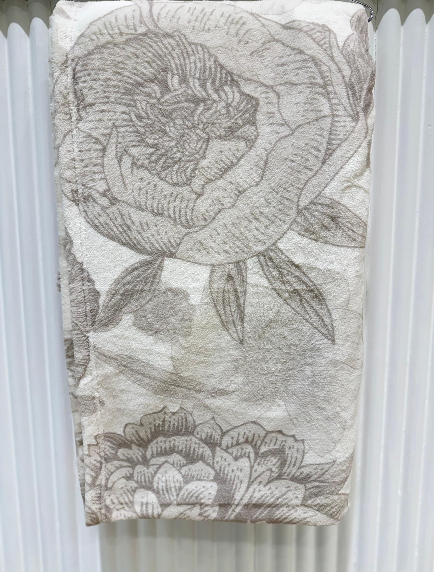 Manta Polar Super Suave Flores Grande 170x220